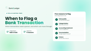 When Should a Bank Statement Transaction Be Flagged for Review?